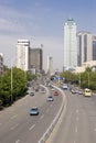 Street in Wuhan of China