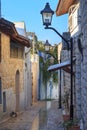 Street in Zefat (Safed) city, north Israel. Royalty Free Stock Photo