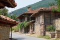 Street in Zheravna village Royalty Free Stock Photo