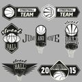 Streetball logo set