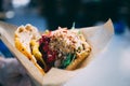 Streetfood deluxe pita 1 Royalty Free Stock Photo