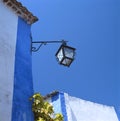 Streetlantern in Obidos Royalty Free Stock Photo