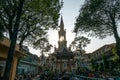 Streetlife - the church in Hochiminh City Royalty Free Stock Photo