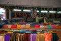 Streetlife - the cotton shop in Hochiminh City Royalty Free Stock Photo