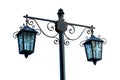 Streetlight on the white Royalty Free Stock Photo