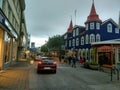 Streets of Akureyri Iceland