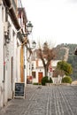 Streets of Albaicin in Granada, Andalusia, Spain Royalty Free Stock Photo