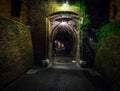 Streets and alleys of Verona. Night. Italy. Royalty Free Stock Photo