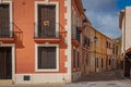 Streets of Almansa. Albacete. Spain Royalty Free Stock Photo