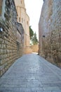 The streets of the ancient city of Jerusalem