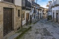 Streets and architectural facades of Candelario Salamanca, Spain