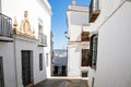 Streets of Arcos de la frontera, pueblos blancos region, Andalusia, Spain, Europe