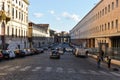 Streets in the area of Termini Station in Rome, Italy Royalty Free Stock Photo