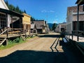 The streets of Barkerville.