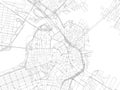 Streets of Boston, city map, Massachusetts, United States