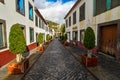 Streets in Camara de Lobos Royalty Free Stock Photo