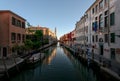 Streets and canals of the old city of Venice. Italy Royalty Free Stock Photo