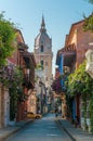 Streets of Cartagena, Colombia Royalty Free Stock Photo