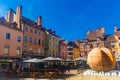 Streets of Chalon-sur-Saone old town, eastern France Royalty Free Stock Photo