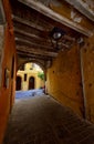 Streets of Chania old town , Crete Royalty Free Stock Photo
