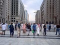 the streets of the city of Medina when the day is quite crowded