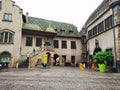 The streets of Colmar, France. Picturesque destinations. Royalty Free Stock Photo