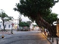 Streets of Coloane of Macau Royalty Free Stock Photo