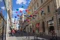 The streets of Arles in Camargue in France