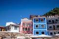 Streets and colorful houses in Cudillero, Asturias, Spain Royalty Free Stock Photo