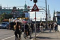 Streets of Copenhagen. Denmark. Royalty Free Stock Photo