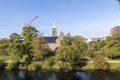 Streets of Copenhagen, green and ecological capital of Denmark