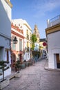 Streets decorated with flowers, Cordoba, Spain Royalty Free Stock Photo