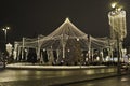 Streets decoration on New Year and Christmas season.