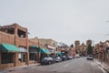 Streets in downtown Santa Fe, New Mexico, USA