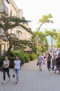 People on Kievskaya street.