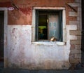 Streets and embankments of Venice. Italy. Royalty Free Stock Photo