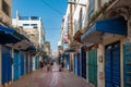 Streets of Essaouira old city, Morocco Royalty Free Stock Photo