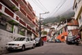 Streets of Favela Vidigal in Rio de Janeiro Royalty Free Stock Photo