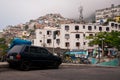 Streets of Favela Vidigal in Rio de Janeiro Royalty Free Stock Photo