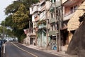 Streets of Favela Vidigal in Rio de Janeiro Royalty Free Stock Photo