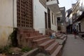 Streets in heart of Stone Town city. Royalty Free Stock Photo