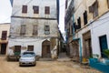 Streets in heart of Stone Town city. Royalty Free Stock Photo