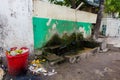 Streets in heart of Stone Town city. Royalty Free Stock Photo