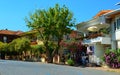 Streets of Heybeliada island in Turkey