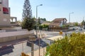 Streets and houses in Beer Sheva city area Royalty Free Stock Photo