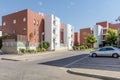 Streets and houses in Beer Sheva city area Royalty Free Stock Photo