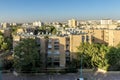 Streets and houses in Beer Sheva city area Royalty Free Stock Photo