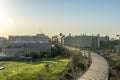 Streets and houses in Beer Sheva city area Royalty Free Stock Photo