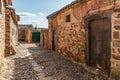 Streets and houses of Castrillo de los Polvazares in the province of LeÃÂ³n place of passage on the camino de santiago Spain