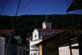 streets, houses and the church of Krushevo